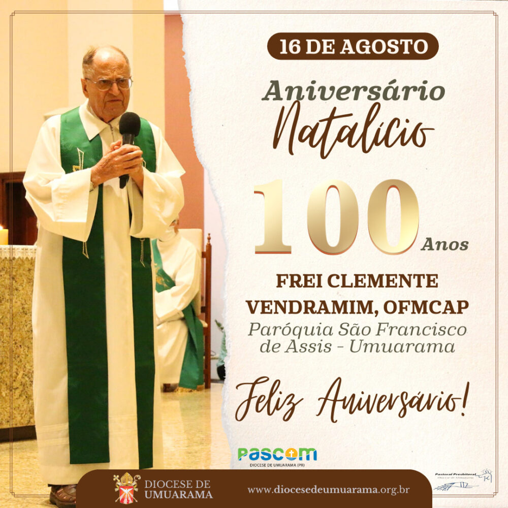 Frei Clemente: 100 anos de fé, oração e vigor pastoral
