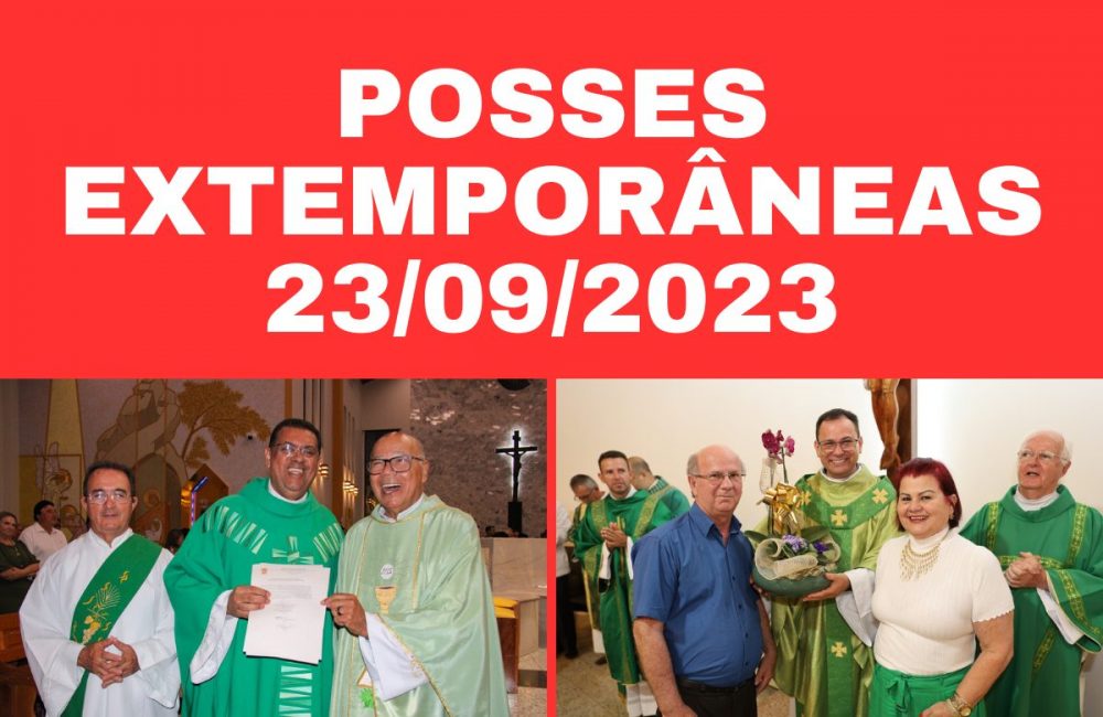 Posses Extemporâneas marcam o fim de semana na Diocese