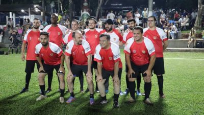 Padres da Diocese participam de jogo festivo