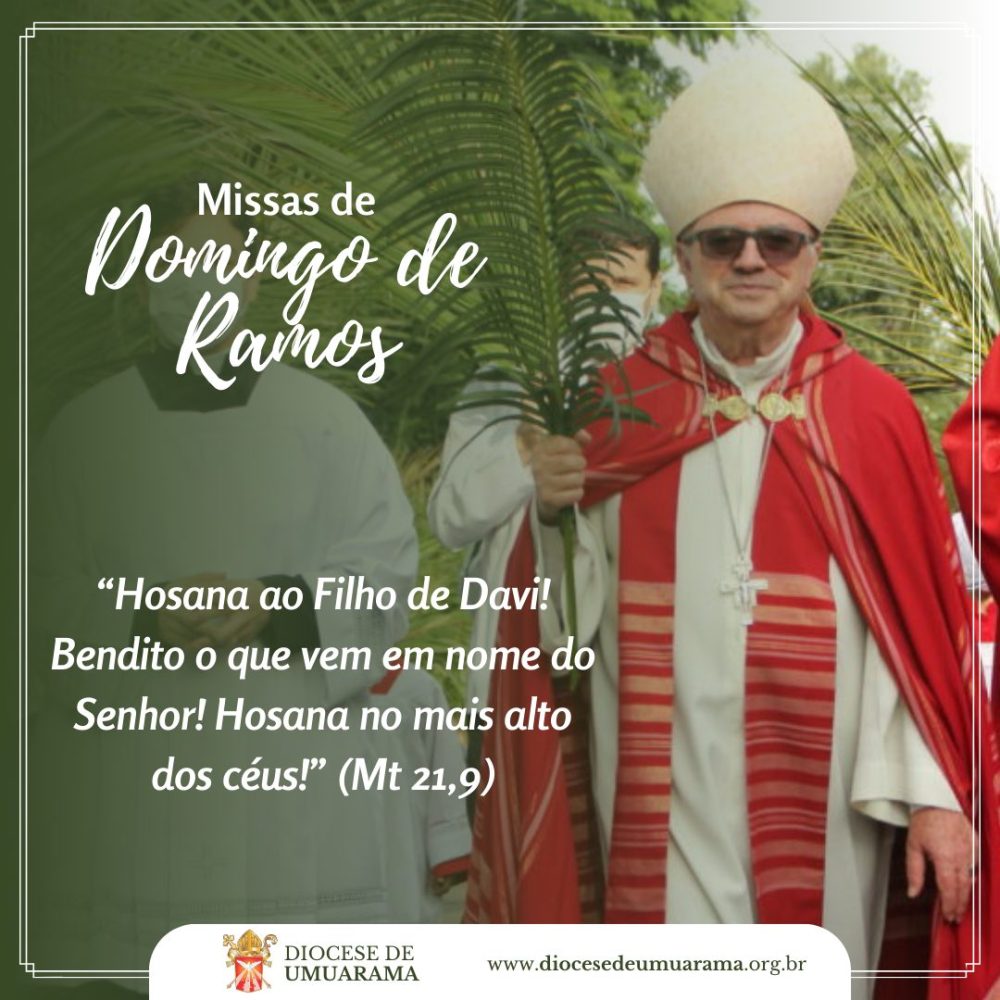 Domingo de Ramos: confira os horários das celebrações na Diocese