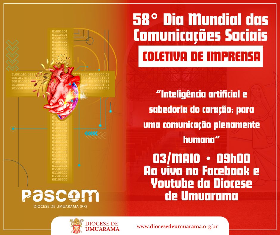 Coletiva de Imprensa sobre o 58º Dia Mundial das Comunicações Sociais acontecerá nesta sexta-feira