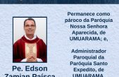 Bispo anuncia administrador paroquial para a Paróquia Santo Expedito