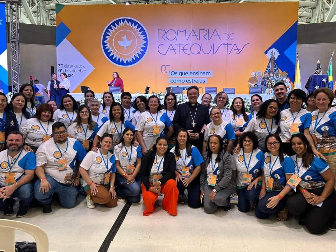 Catequistas da Diocese participam de romaria nacional em Aparecida