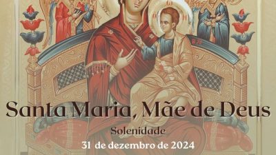 Horário das celebrações de Santa Maria, Mãe de Deus, nas paróquias da Diocese