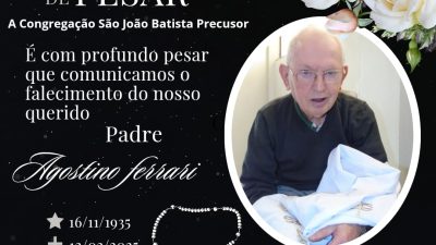 Nota de Condolências: Padre Agostinho Ferrari