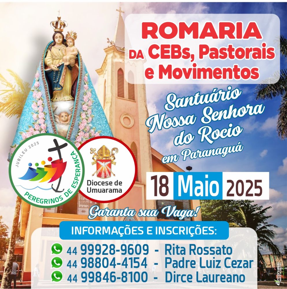 Romaria para o Santuário Nossa Senhora do Rocio em Paranaguá