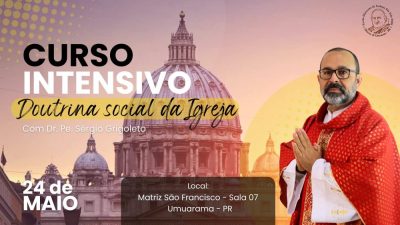 Inscrições abertas para o Curso intensivo de Doutrina Social da Igreja