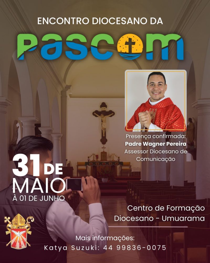 Convite para o Encontro Diocesano da Pascom