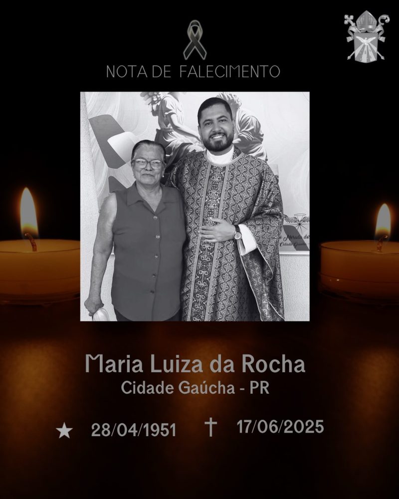 Nota de Falecimento: Maria Luiza da Rocha
