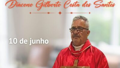 Diácono Gilberto Santos recebe alta hospitalar