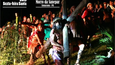 Paróquia São Francisco de Assis realiza a Encenação da Paixão de Cristo