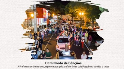 Caminhada de Bençãos acontece nesta segunda em Umuarama