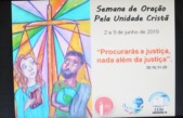 Semana de Oração pela Unidade Cristã acontece de 2 à 9 de junho de 2019