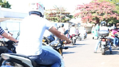 Motocarreta marcou a Missa em Honra a Nossa Senhora da Rosa Mística