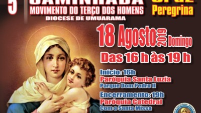 5° Caminhada do Terço dos Homens acontece neste domingo