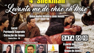 Paróquia de Santa Eliza promove o 4° Shekinah