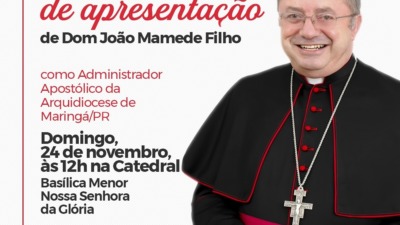 Dom João Mamede Preside Missa na Catedral de Maringá domingo (24)