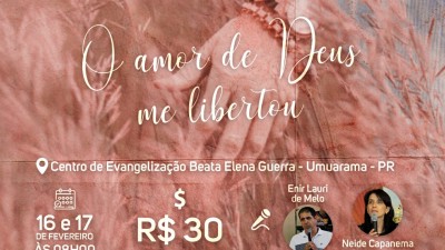 RCC realiza encontro de Cura Interior neste final de semana