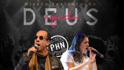 Dunga e Gracielle animam noite de louvor em Douradina-PR